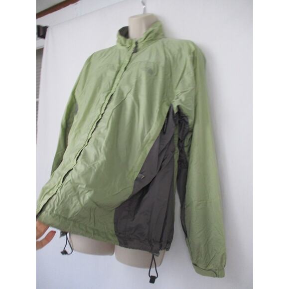 The North Face Jacket Women Large Green Stow Pocket Packable Lightweight Ripstop - Picture 3 of 16